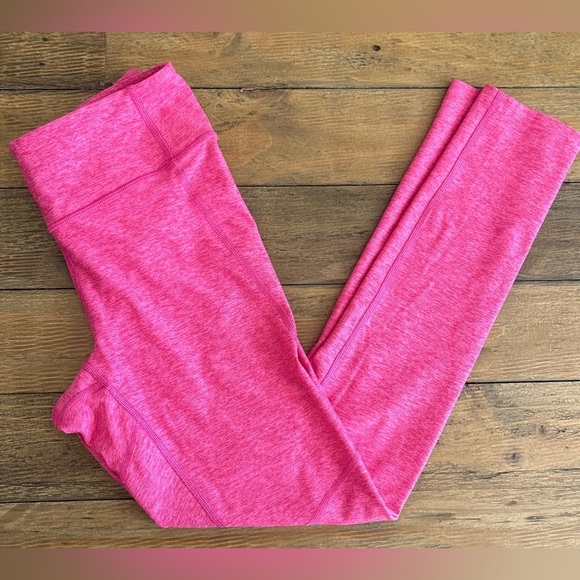 Outdoor Voices Flamingo Pink Heather 7/8 Leggings Hidden pocket NWOT Sz Small - Picture 3 of 6
